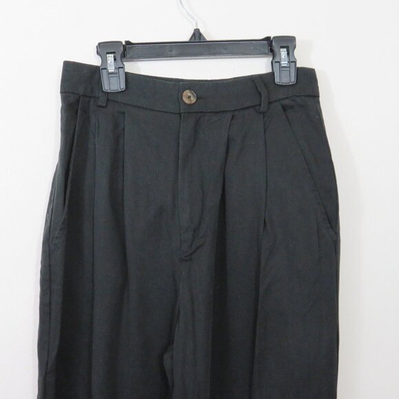 Reformation size 0 Black Wide Leg Trouser Pant NEW - Picture 3 of 6